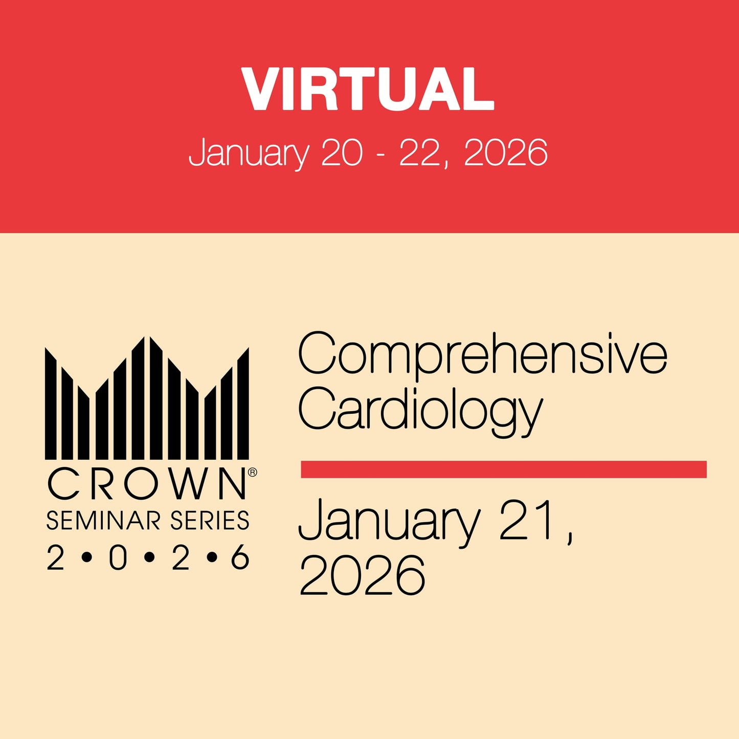 CROWN® 2026 Comprehensive Cardiology Virtual Seminar