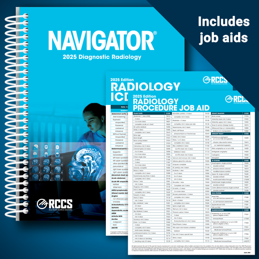 2025 Navigator® Diagnostic Radiology Medical Coding Guide (RBMA/RCCS)
