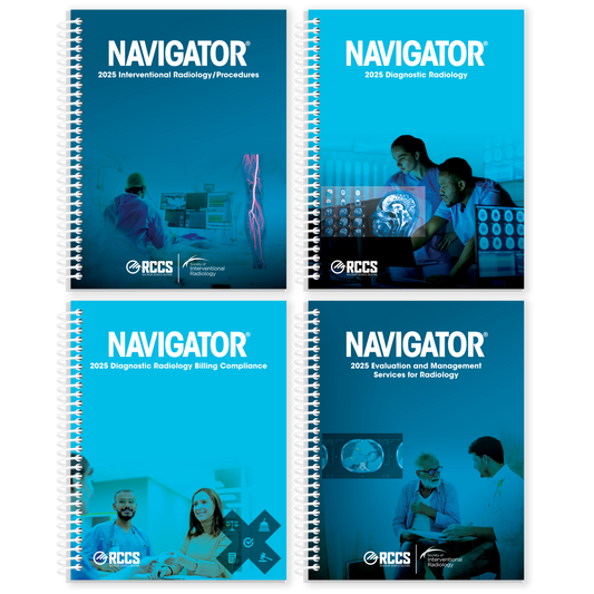 2025 Navigator® Radiology Physician Freestanding Medical Coding Guide Suite