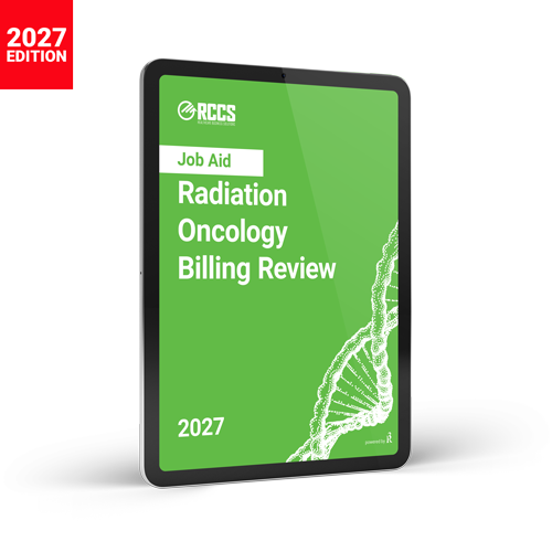 2027 Radiation Oncology Billing Job Aid eNav