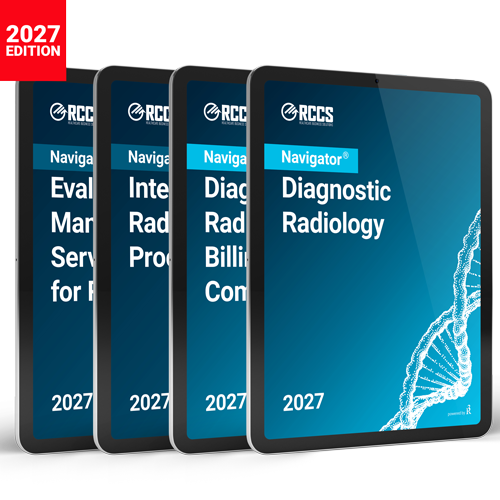 2027 Navigator® Radiology Physician Freestanding Medical Coding Guide Suite eNav