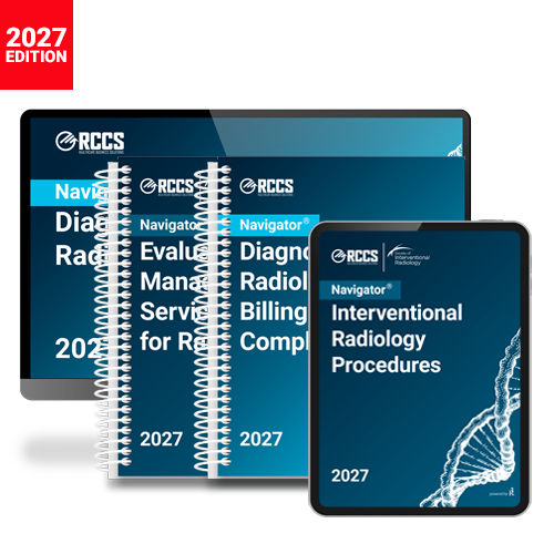 2027 Navigator® Radiology Physician Freestanding Medical Coding Guide Suite Combo