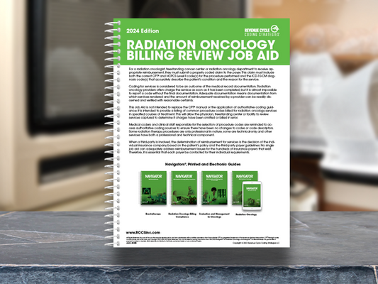 Add On: Radiation Oncology Billing Job Aid