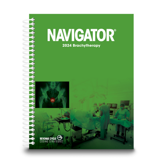 2024 Navigator Medical coding book for Brachytherapy 