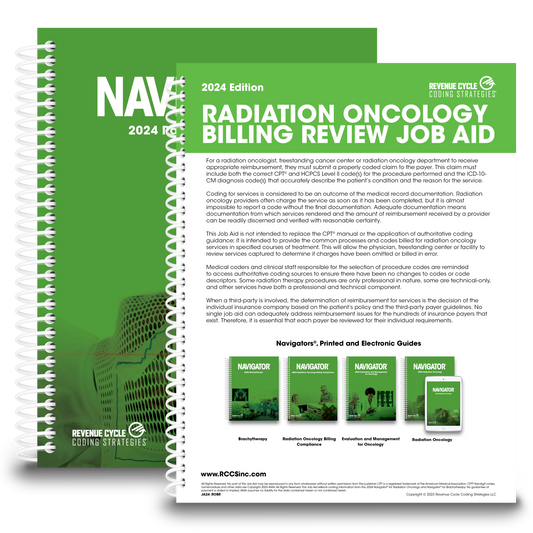 2024 Edition Navigator for Radiation Oncology Bundle
