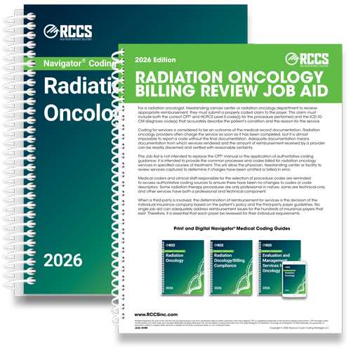 2026 Radiation Oncology Navigator® Medical Coding Guide Bundle eNav