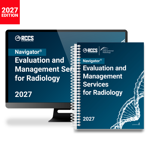 2027 Navigator® Evaluation and Management for Radiology Medical Coding Guide Combo