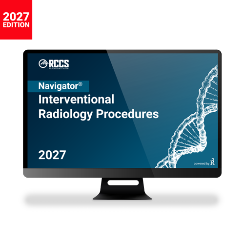 2027 Navigator® Interventional Radiology Procedures Medical Coding Guide eNav (RBMA/RCCS)