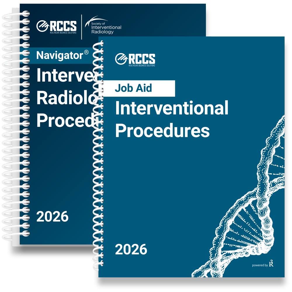 Rad Coding 2026 Interventional Radiology Coding Guide | Navigator® by RCCS – RCCS ...