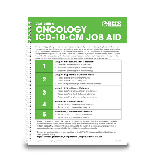 2025 ICD-10-CM Oncology Resource