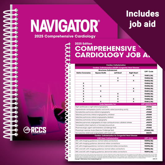 2025 Navigator® Comprehensive Cardiology Medical Coding Guide