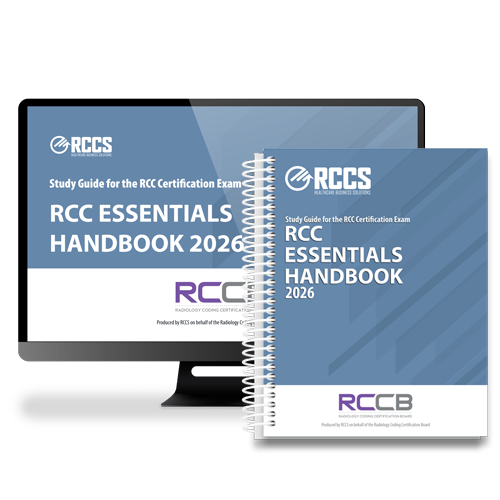Inphographie Rcc 2026 RCC Essentials Handbook | Radiology Coder Certification Prep ...