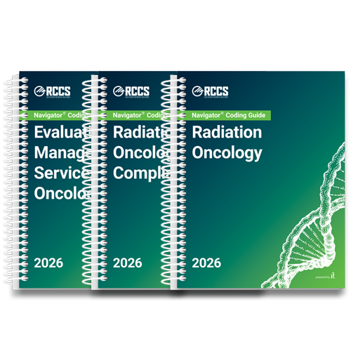Rccs Study Guide 2026 Navigator® Radiation Oncology Medical Coding Guide Suite Combo ...